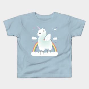 Llamacorn Pegasus Kids T-Shirt